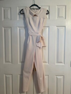 Calvin Klein Twisted Cropped Jumpsuit